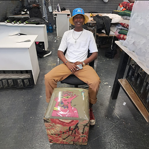 Creative Cushion Ottoman - Image 4