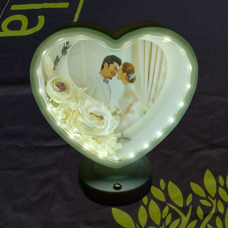 Heart-Shaped Photo Frame
