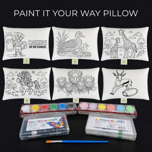 Paint It Your Way Pillow