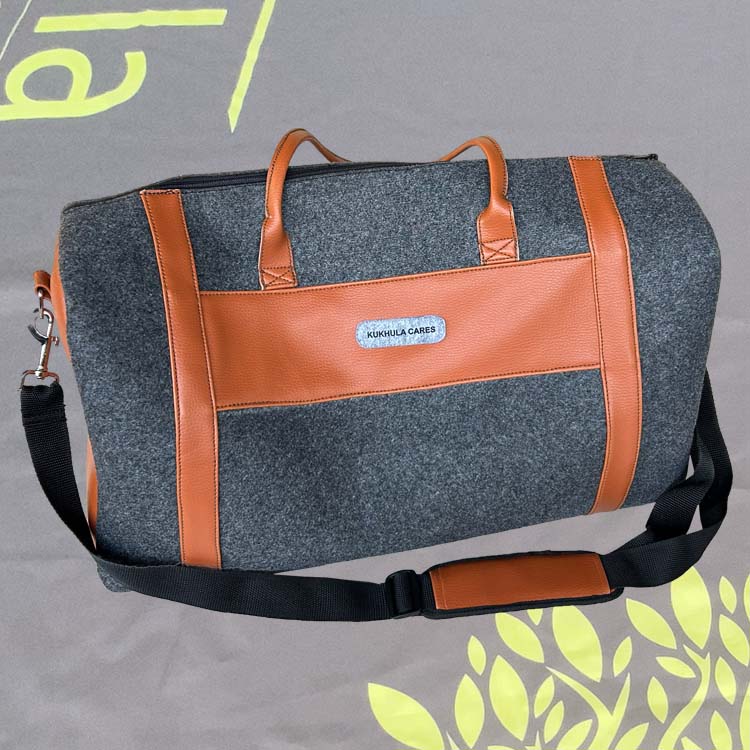 Big Felt Duffle Bag